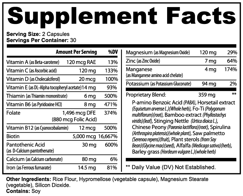 Hair, Skin and Nails Essentials - EB7