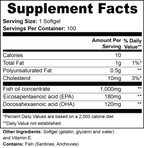Omega - 3 EPA 180mg + DHA 120mg - EB7