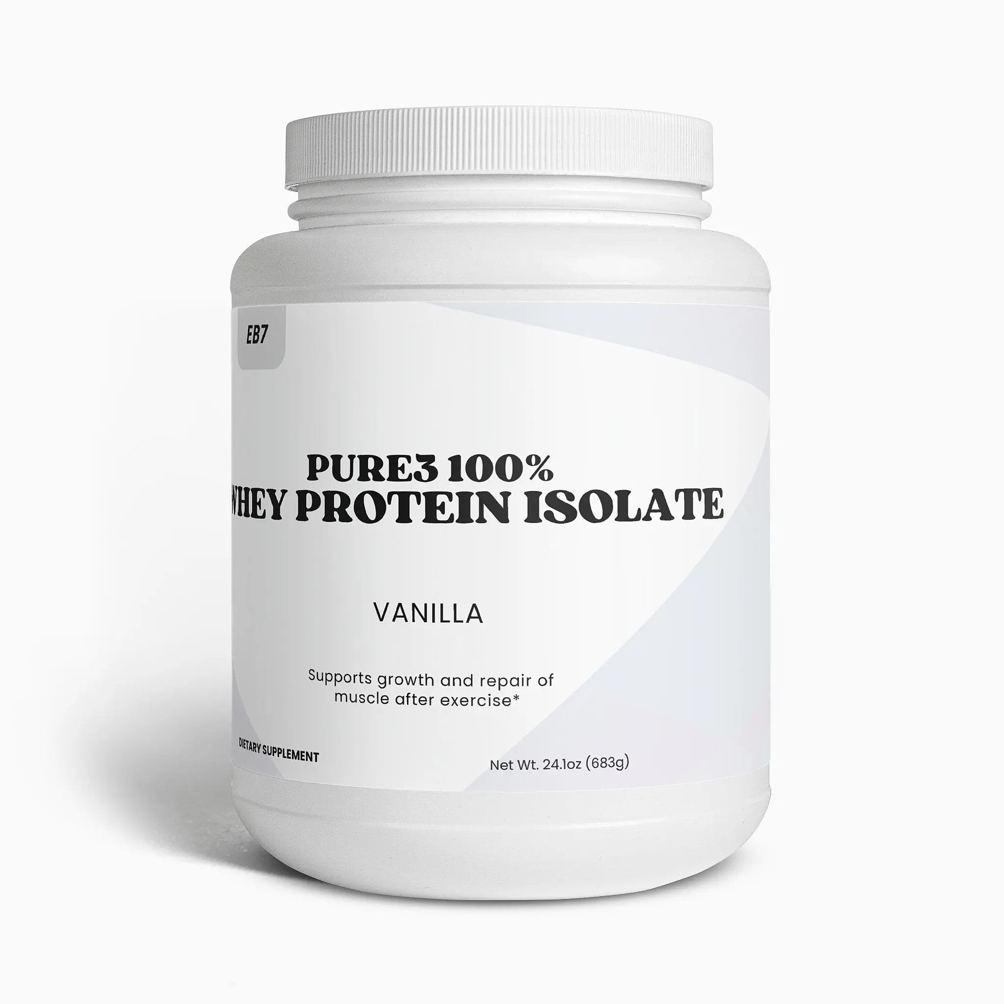 Pure3 100% Whey Protein Isolate (Vanilla) - EB7