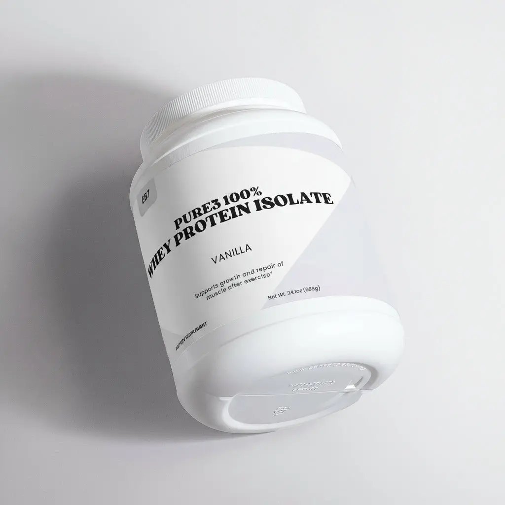 Pure3 100% Whey Protein Isolate (Vanilla) - EB7
